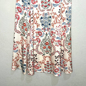 ba&sh 'Garance' Flowing Print Floral Maxi Skirt Size Medium