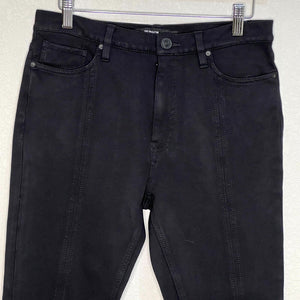 Hudson Barbara Black High Rise Super Skinny Split Hem Jeans Size 28 NEW $195