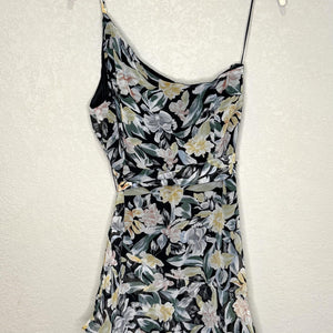 Petal + Pup Dress Womens 8 AU 12 Floral Ruffle Maxi Tiered Spaghetti Strap