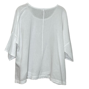 Oh My Gauze Shirt Womens Large Oversized Boxy Boho Layering Top Flowy Tunic