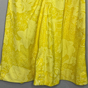 Lilly Pulitzer 'The Lilly' Vintage 1960's 1970's Yellow White Floral Shift Dress