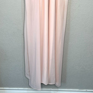 Ceremony by Joanna August Newbury Blush Pink Maxi Formal Wrap Dress Size XS