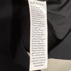 Spanx Blazer Womens 1X Black Perfect Asymmetrical Tailored One Button Stretch