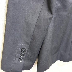 Ted Baker Blazer Womens Size 10 Black Wool Blend One Button Suit Jacket Lined