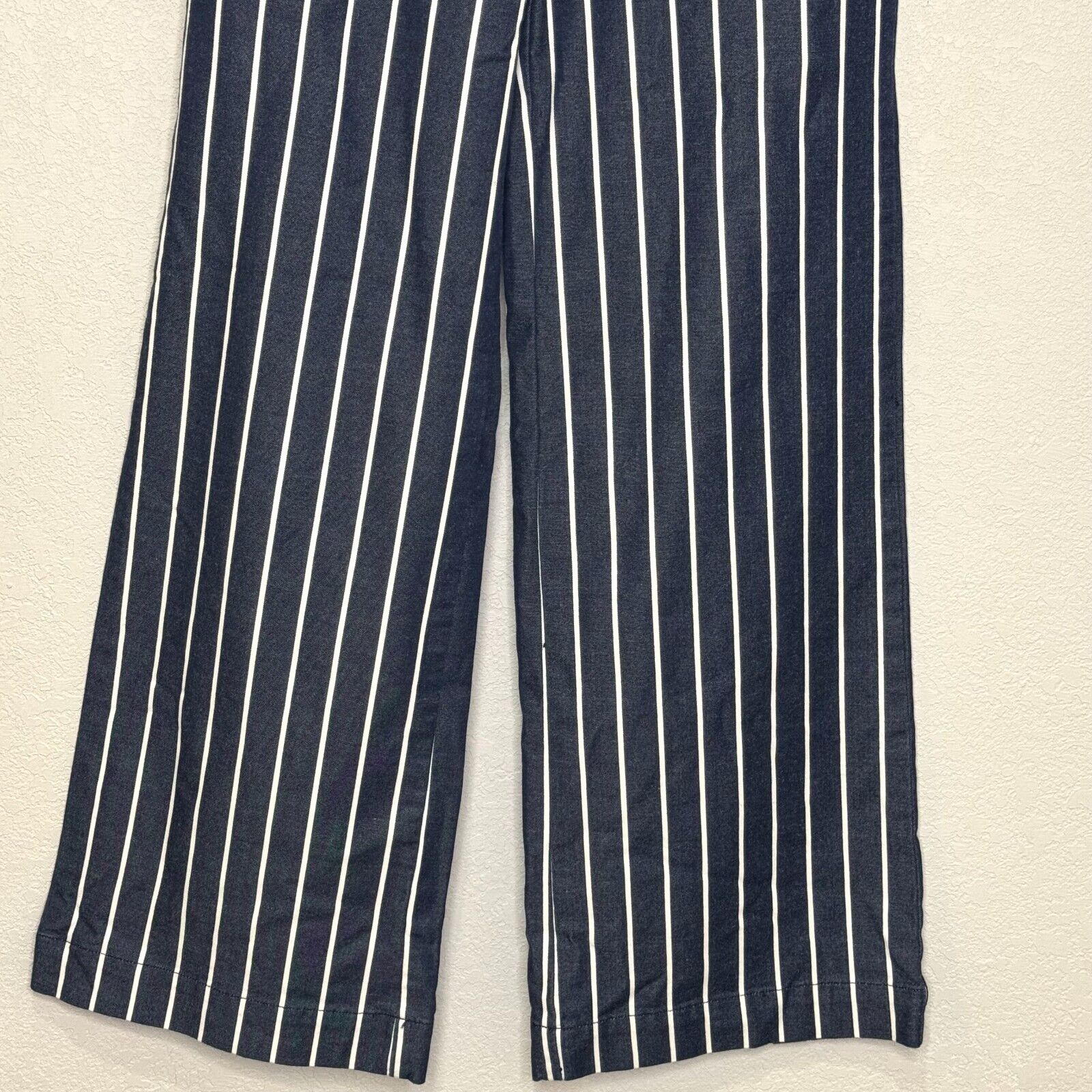 Rolla's High Rise Old Mate Pant Size 25 Ink Blue White Stripe