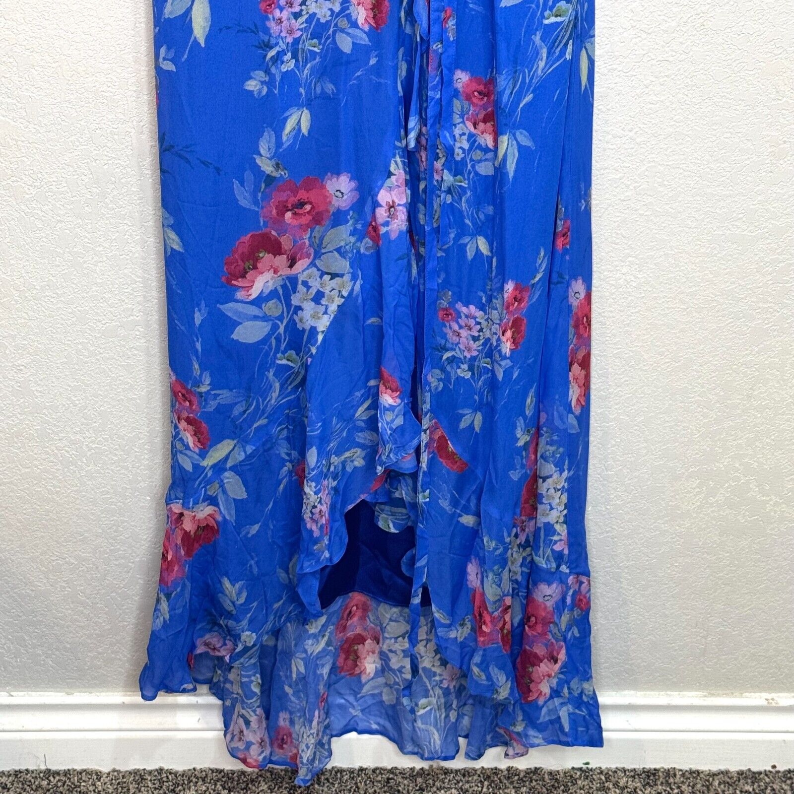 YUMI KIM Maxi Dress Size Medium NEW Blue Floral Venzia $248