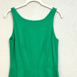 Amanda Uprichard Kelly Green Fit And Flare Sleeveless Mini Dress Size Medium