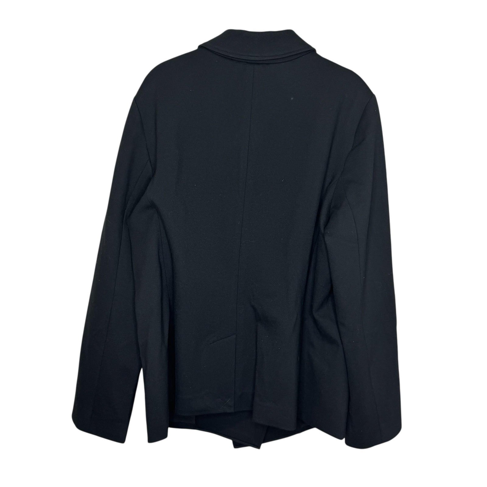 Spanx Blazer Womens 1X Black Perfect Asymmetrical Tailored One Button Stretch