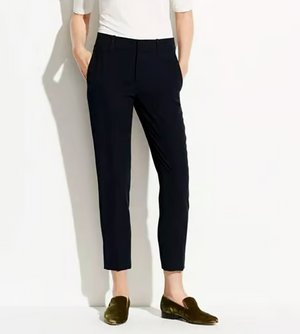 Vince Black Pants Size 12 Tapered Ankle Career Work Pant