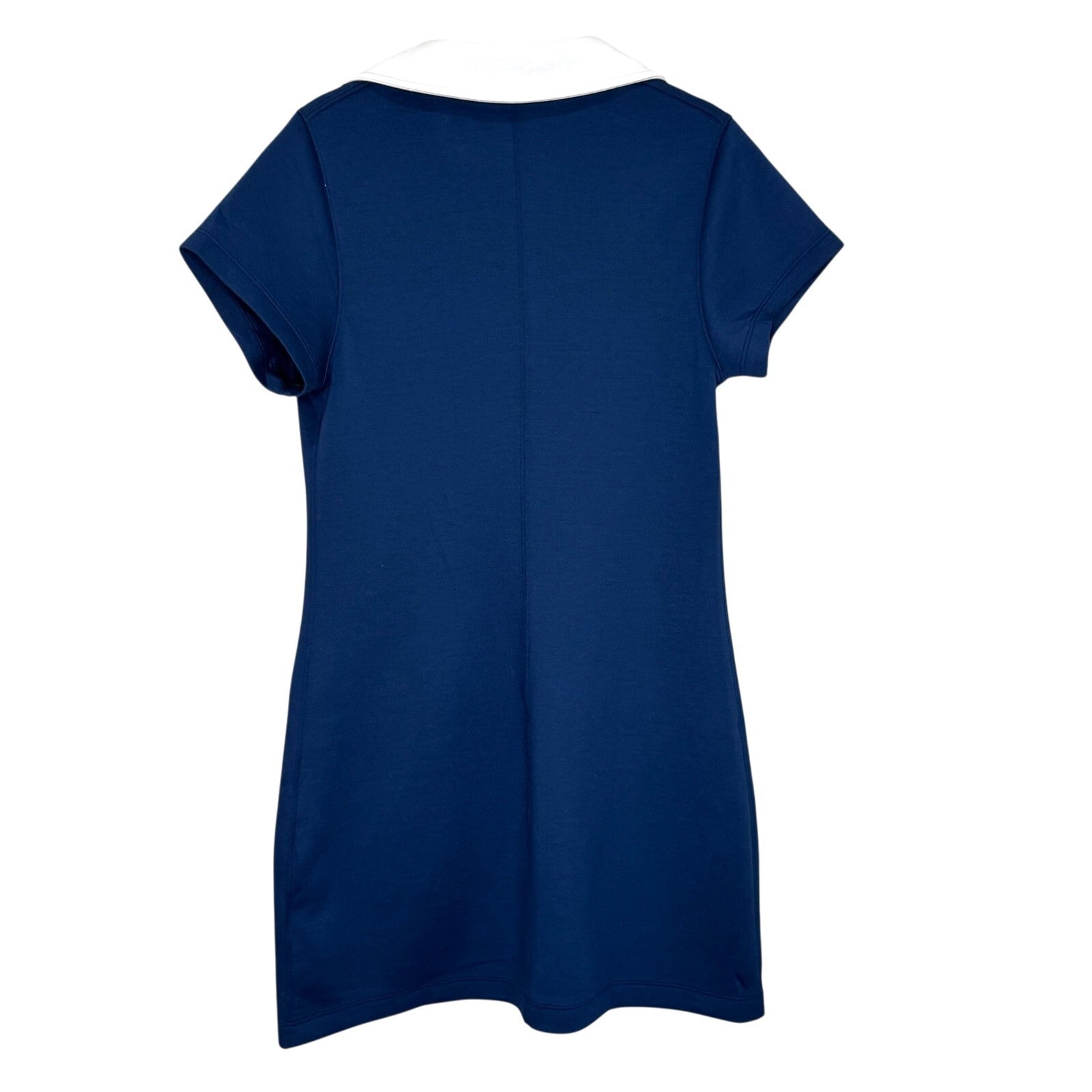 Abercrombie YPB Your Personal Best Polo Dress Size Medium neoKnit NEW Navy Blue