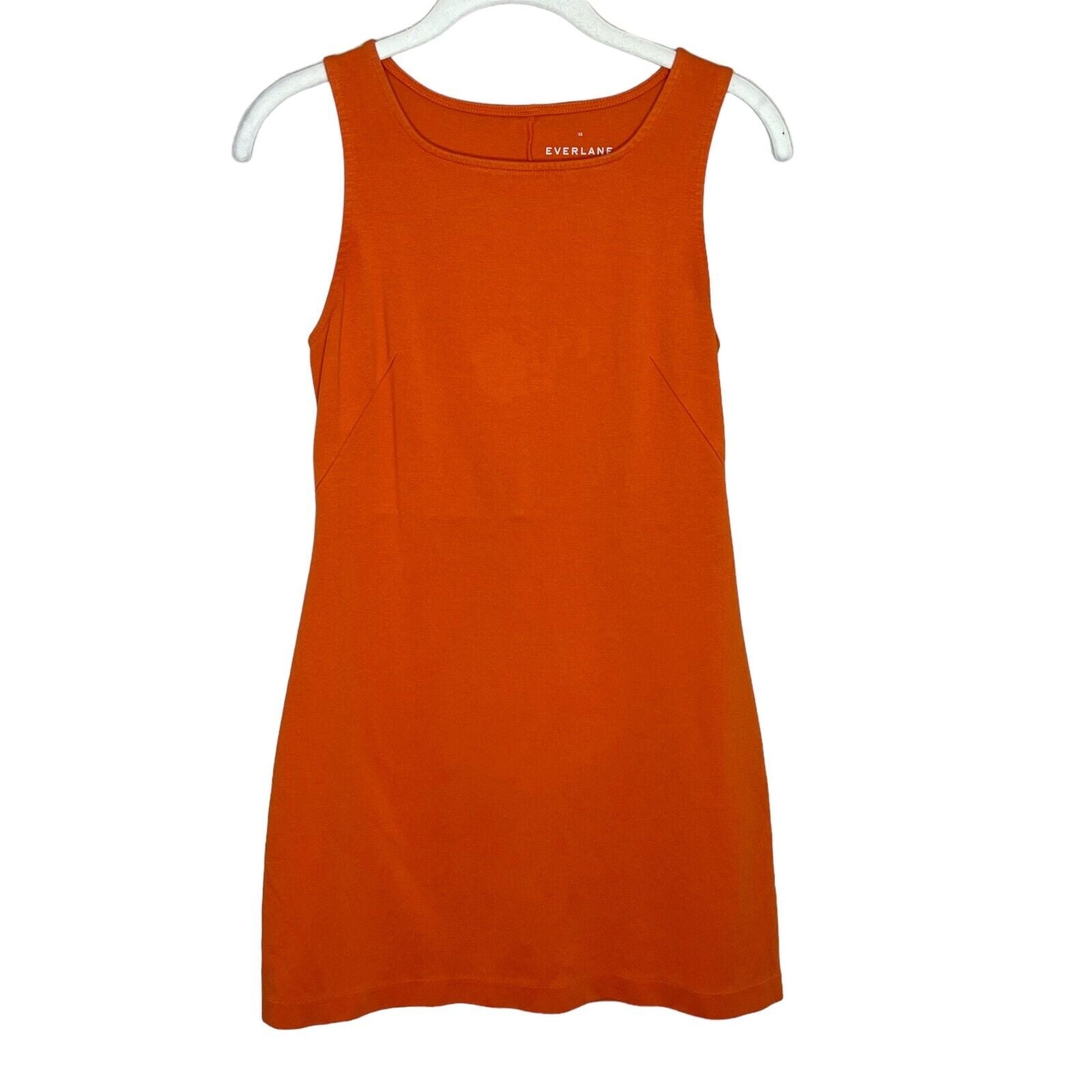 Everlane Party Of One Stretch Orange Mini Dress Size XS - Flair-Style