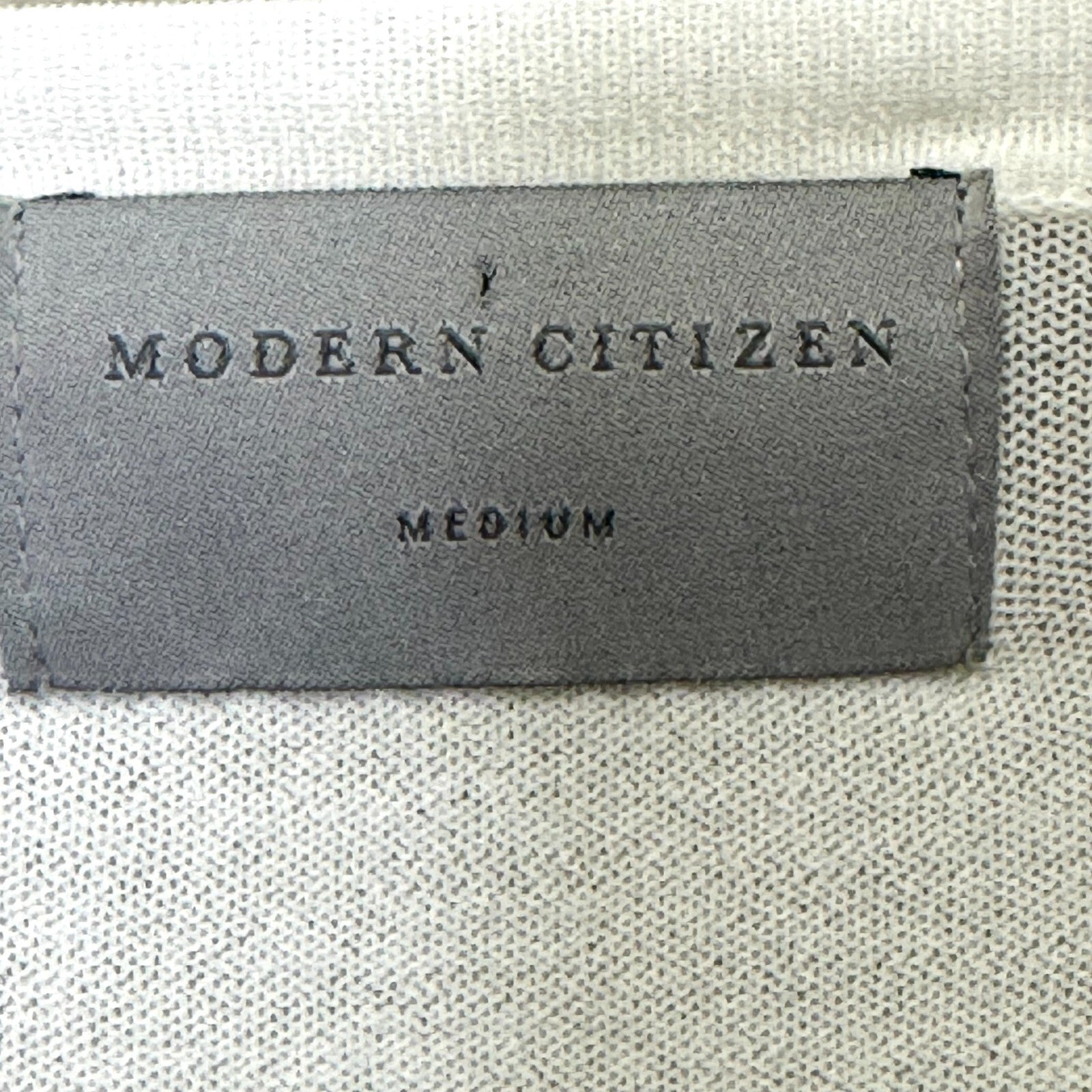 Modern Citizen Top Size Small Jude White Cropped Tie-Front