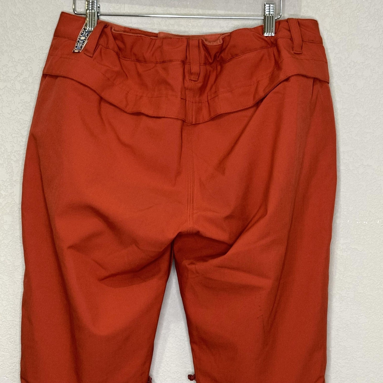 Burton Pants Womens Medium Orange Society Insulated Snowboard Ski Living Lining
