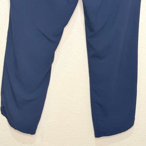 Marine Layer Allison Pants Women Size Medium Navy Blue Pockets Dolphin Hem