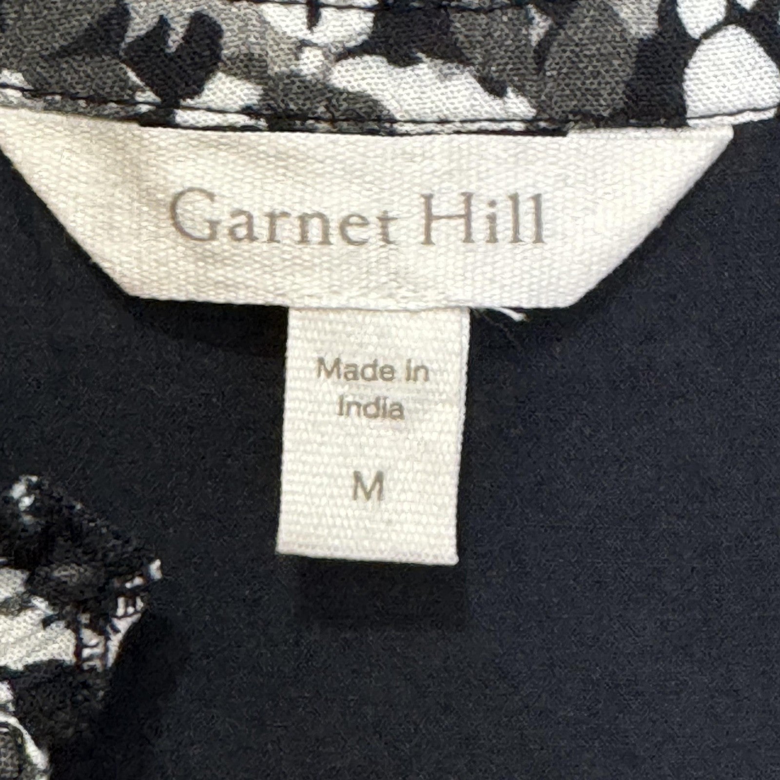 Garnet Hill Dress Womens Medium Floral Sleeveless Midi Pockets Viscose