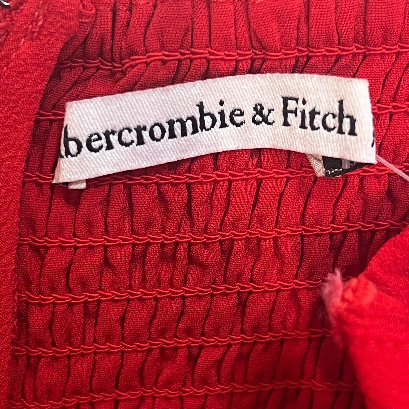 Abercrombie & Fitch Women Red Jumpsuit Size Small NEW $120