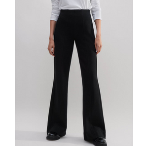 ME+EM NEW Black Simplicity Ponte Kick Flare Pants Size 10 $245