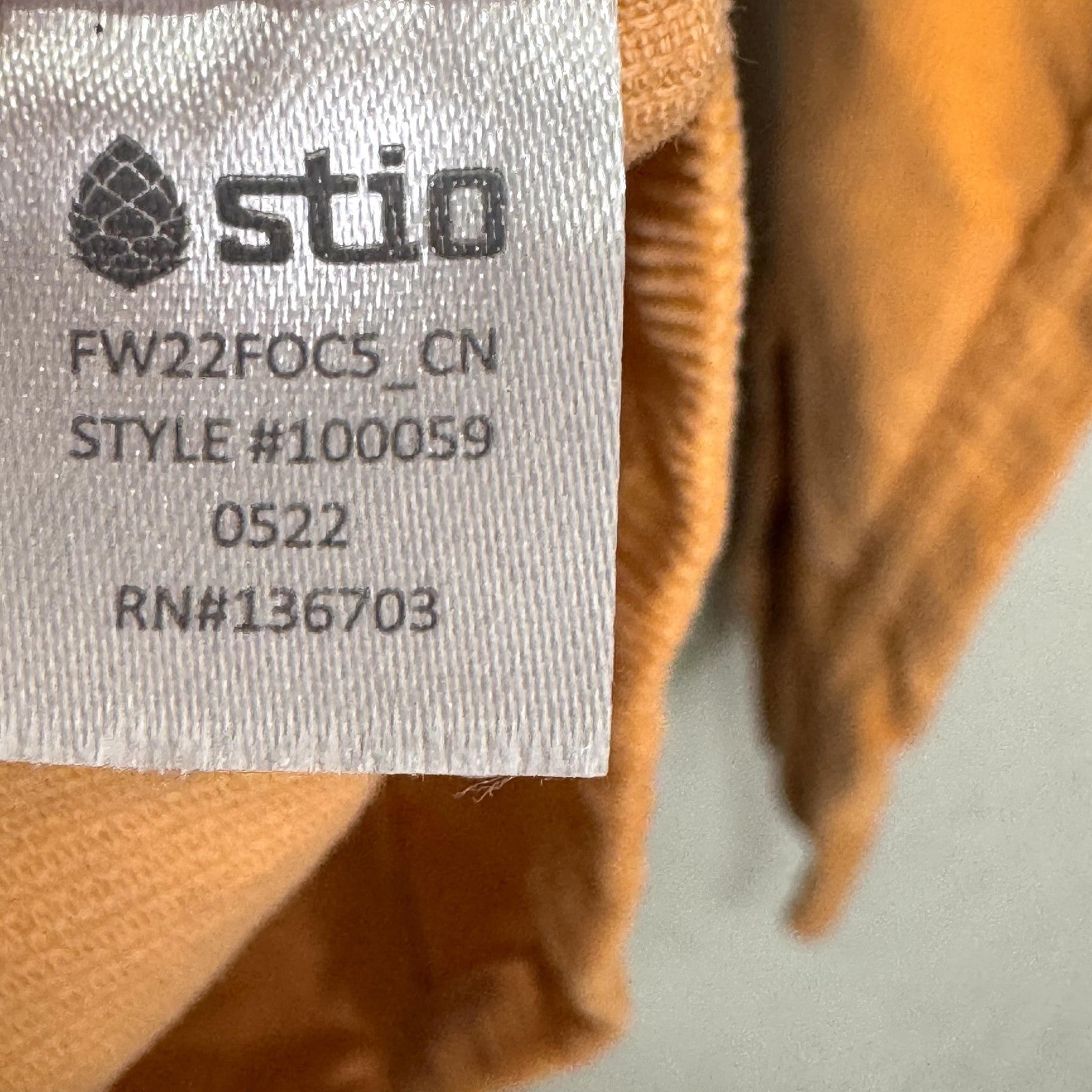 Stio Shirt Jacket Womens Small Orange Corduroy Organic Cotton Outdoor Western