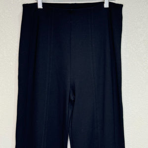 ME+EM NEW Black Simplicity Ponte Kick Flare Pants Size 10 $245