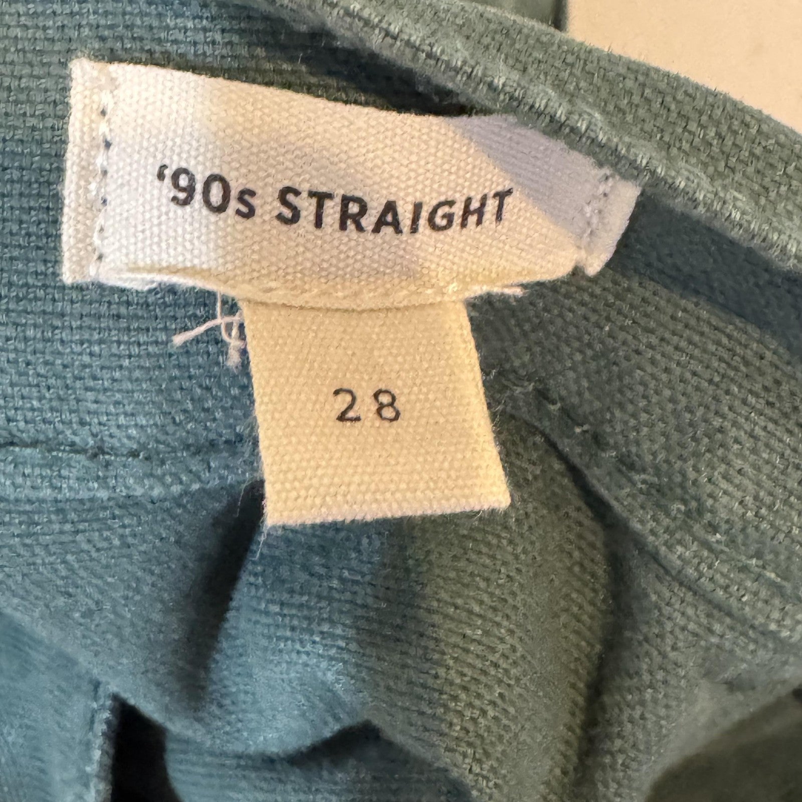 Madewell Pants Womens 28 90s Straight Utility Patch Pockets High-Rise