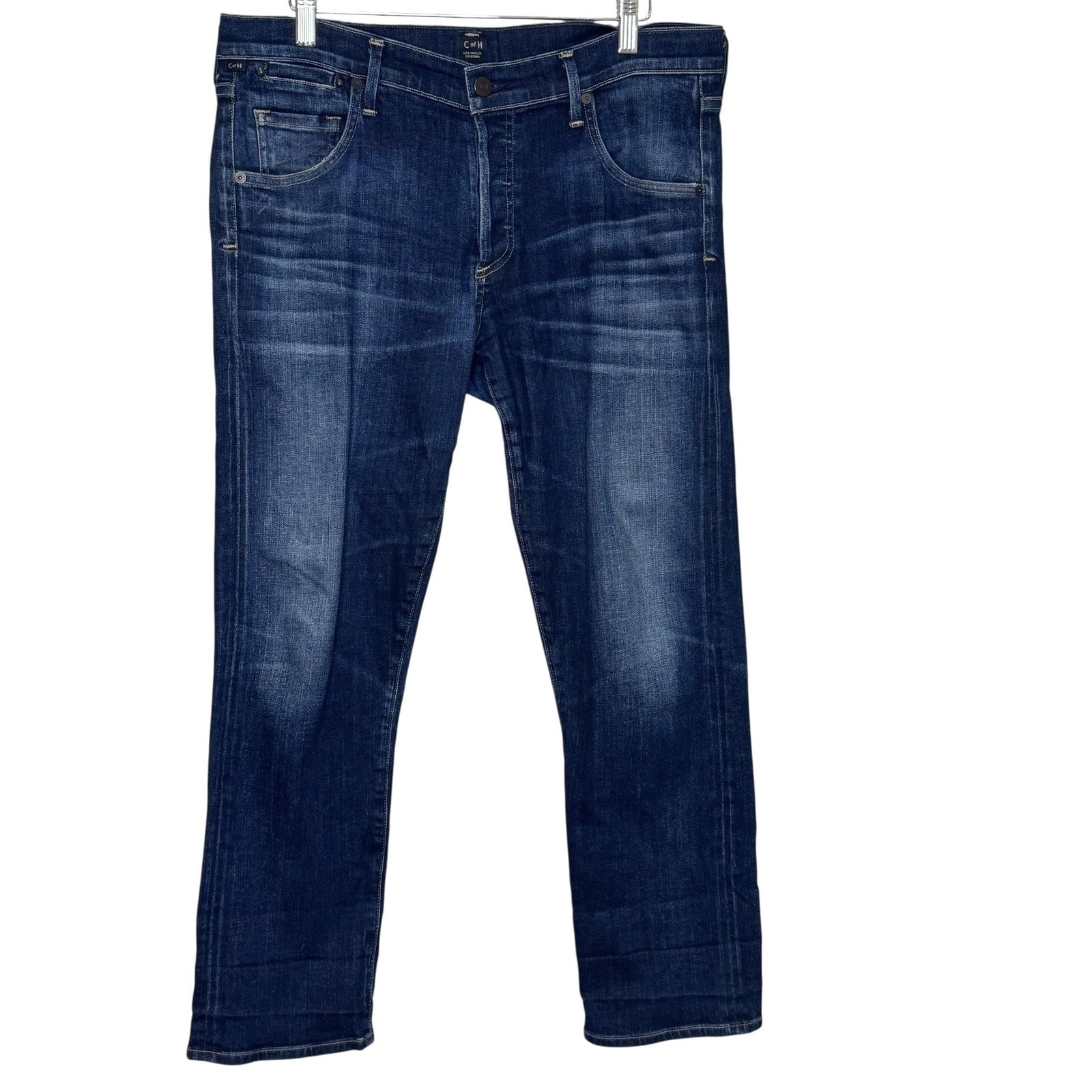 Citizens of Humanity Jeans Womens 29 Emerson Slim Boyfriend Distressed Denim Pan