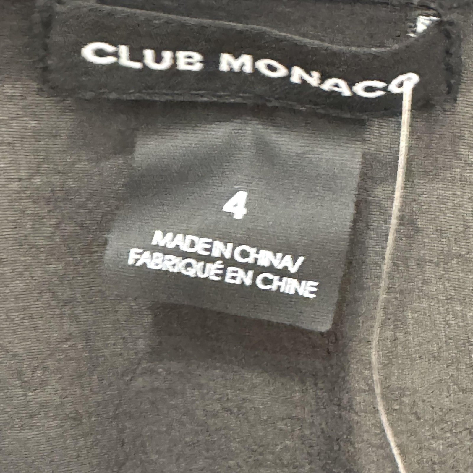 Club Monaco Roanna Dress Womens 4 Black Floral Silk Long Sleeve Mini Boho Chic