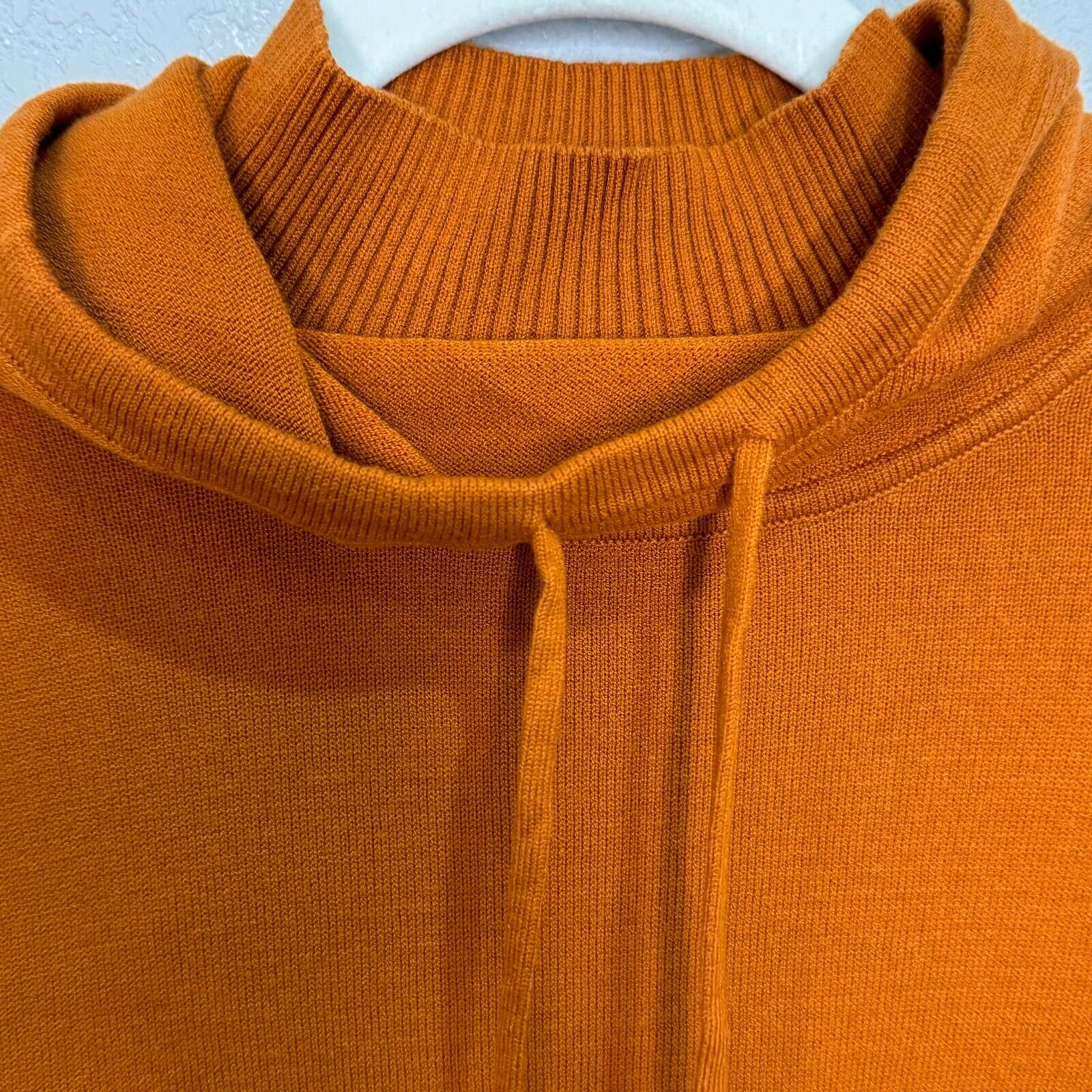 Athleta x Alicia Keys FoliageI Orange Hooded Intention Sweater Size Small $169