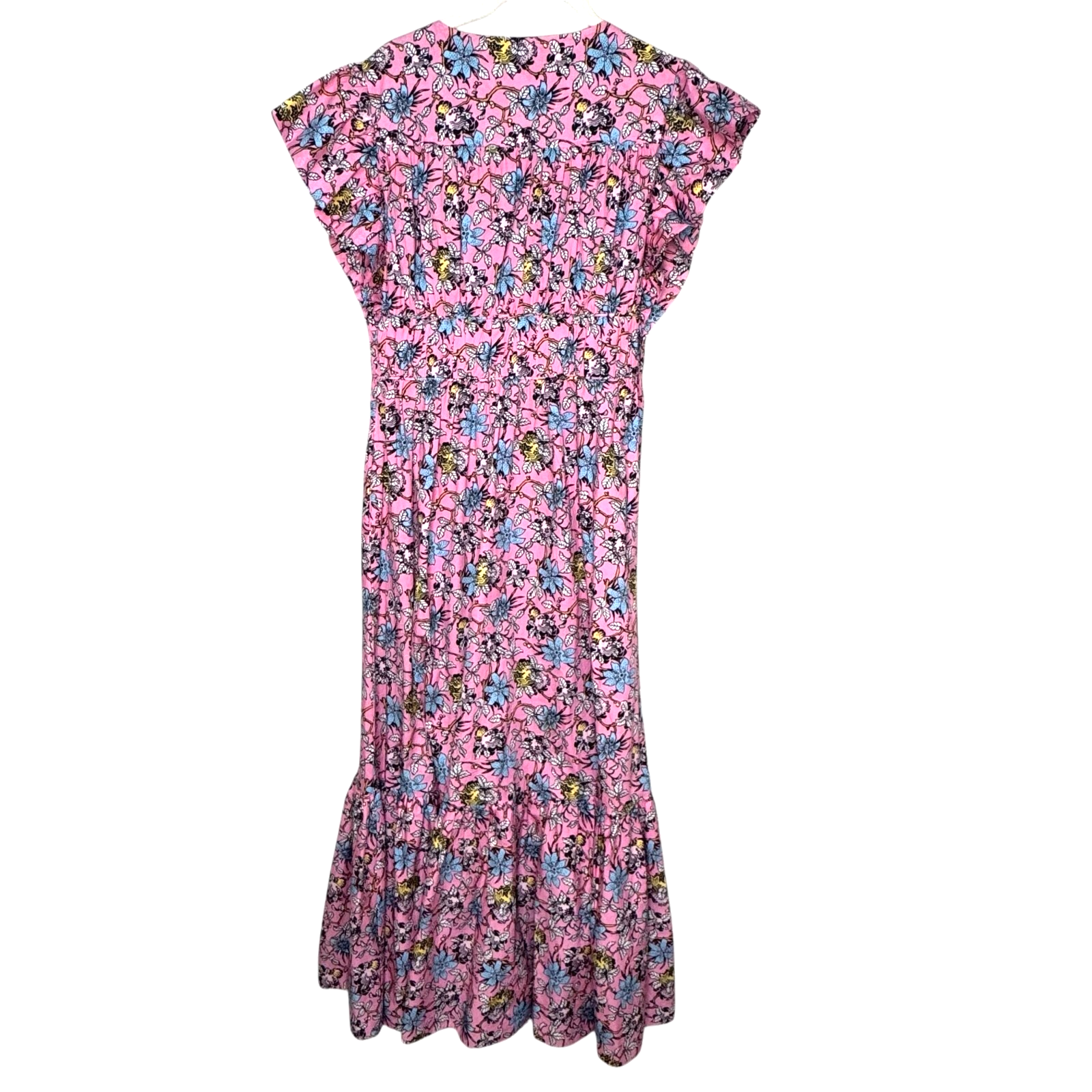 Derek Lam 10 Crosby Dress Size 6 Greta Pink Flutter Sleeve Button Down