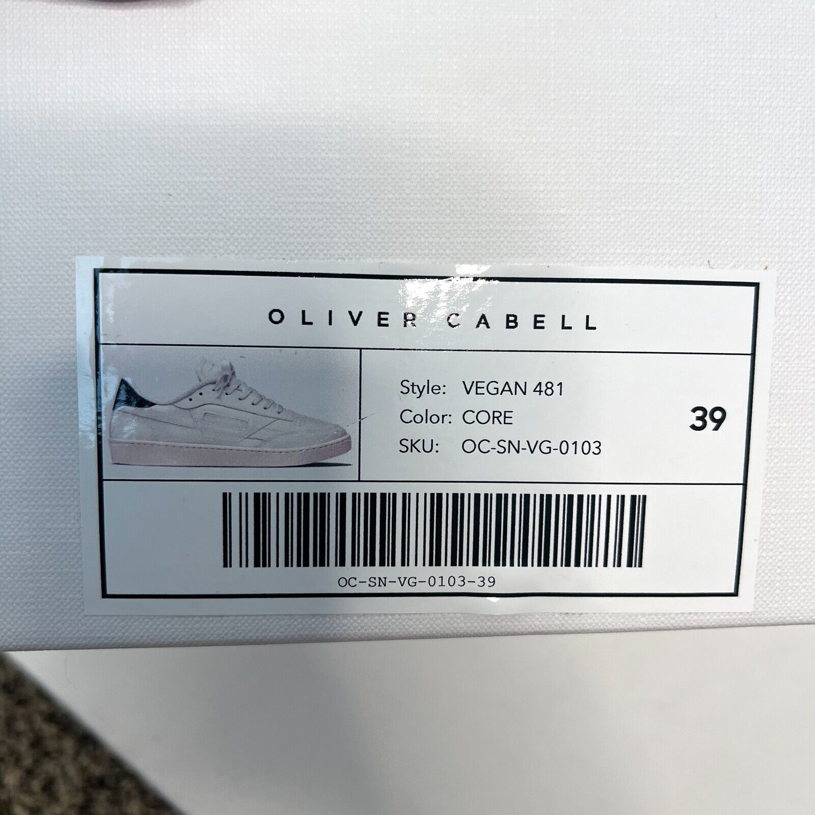 Oliver Cabell NEW Vegan Leather 481 Sneakers in Core Size 39 Approx US 8.5