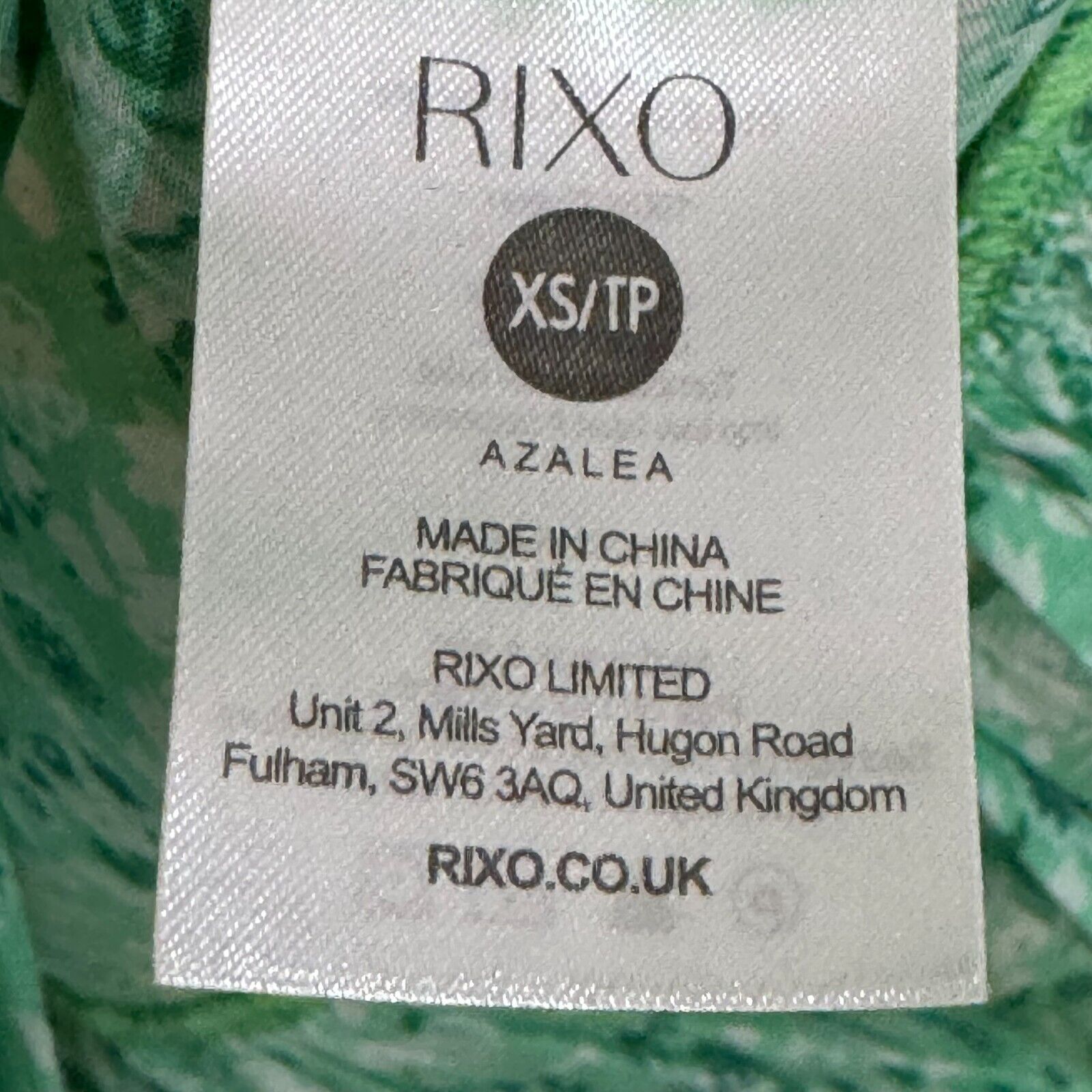 Tuckernuck RIXO London Green Meadow Ditsy Azalea Smocked Mini Dress Size XS