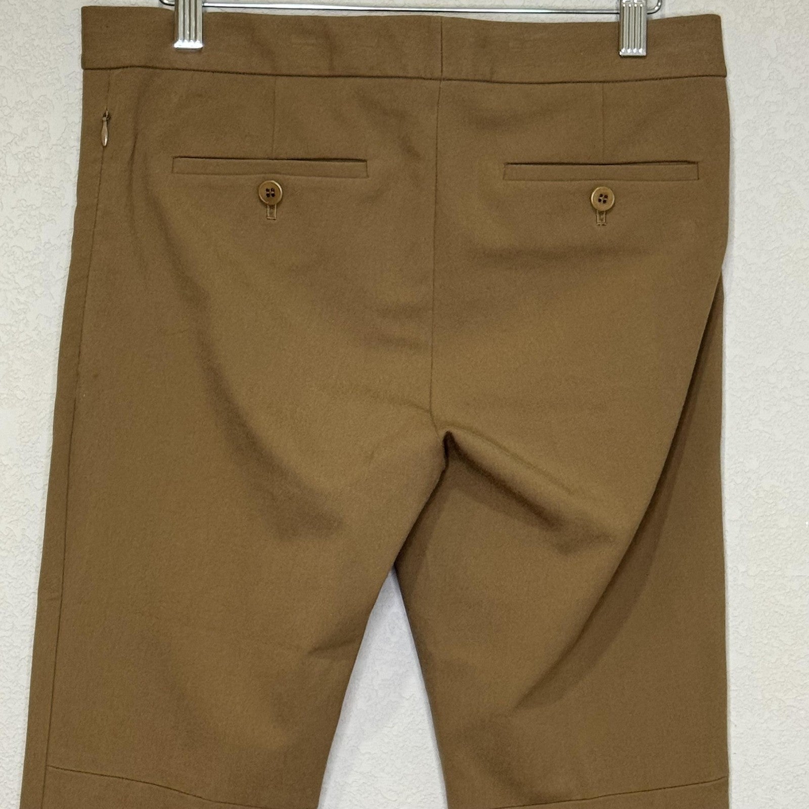Theory Pants Womens 6 Brown Flare Trouser Dress Slacks Office Business Career