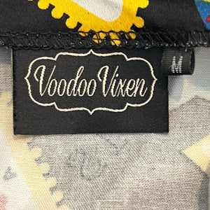 Voodoo Vixen Rare Viva Las Vegas Lucy Rockabilly Dress Size Medium Approx US 6