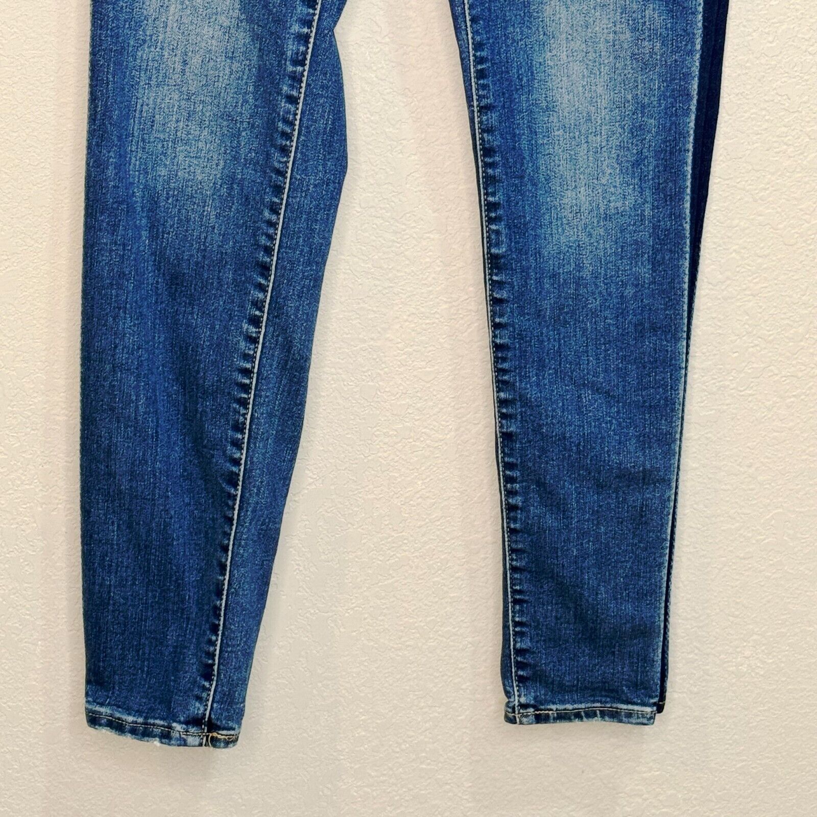 Athleta Sculptek Blue Indigo Tuxedo Jeans Size 4