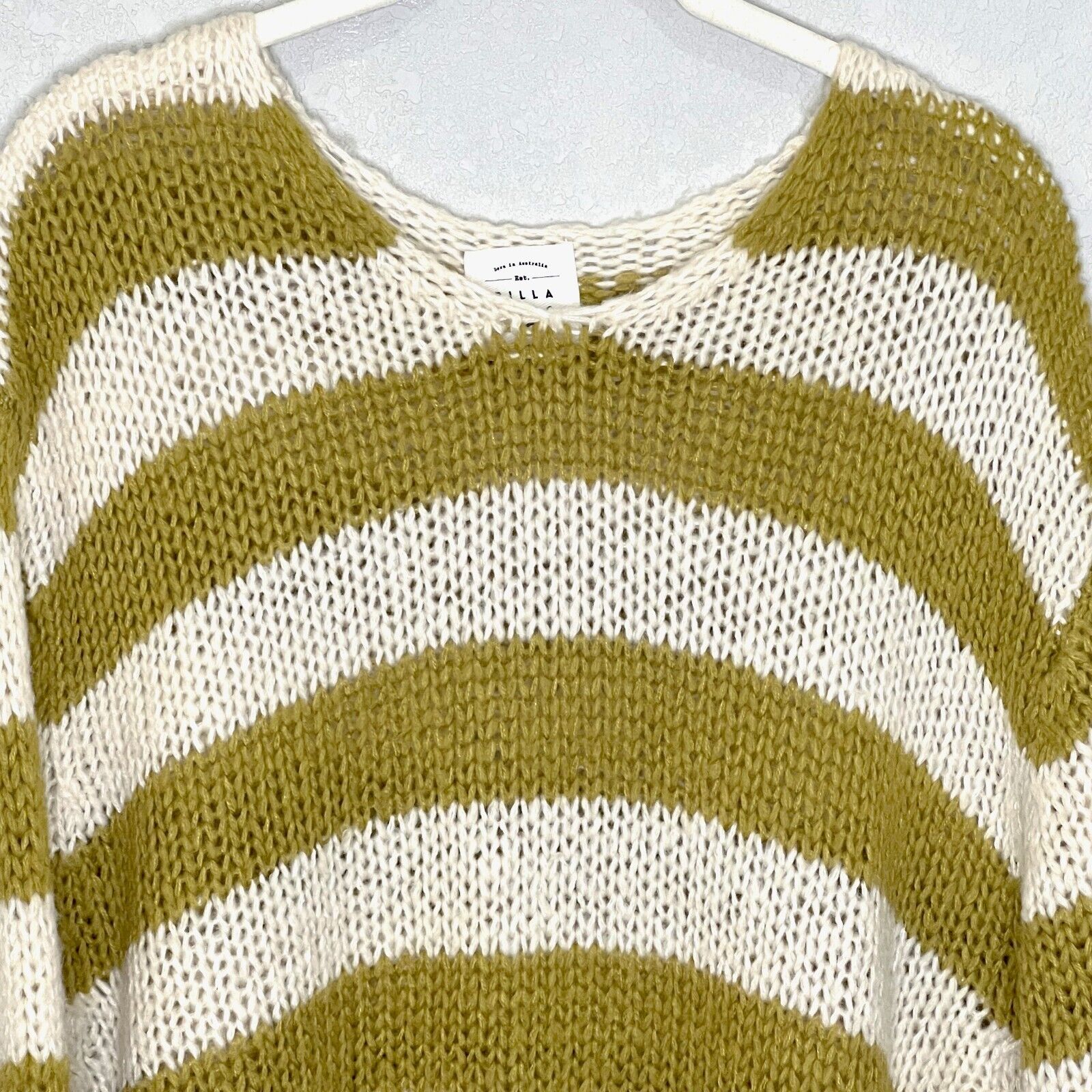 Billabong Laid Back Striped Sweater Small