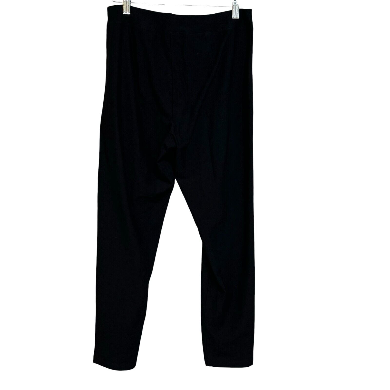 Eileen Fisher NEW System Black Slim Ankle Pants Size Small $168