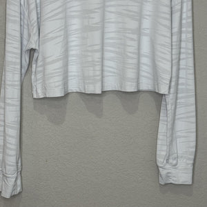 Lululemon Pullover Womens 6 Swiftly Tech Long Sleeve Crop Tiger Wave Lightweight