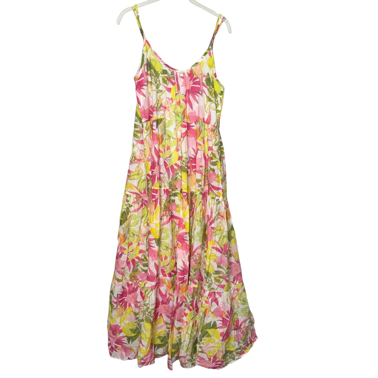 Roberta Roller Rabbit Maxi Dress Size Small Dakota Floral Tiered NEW $228