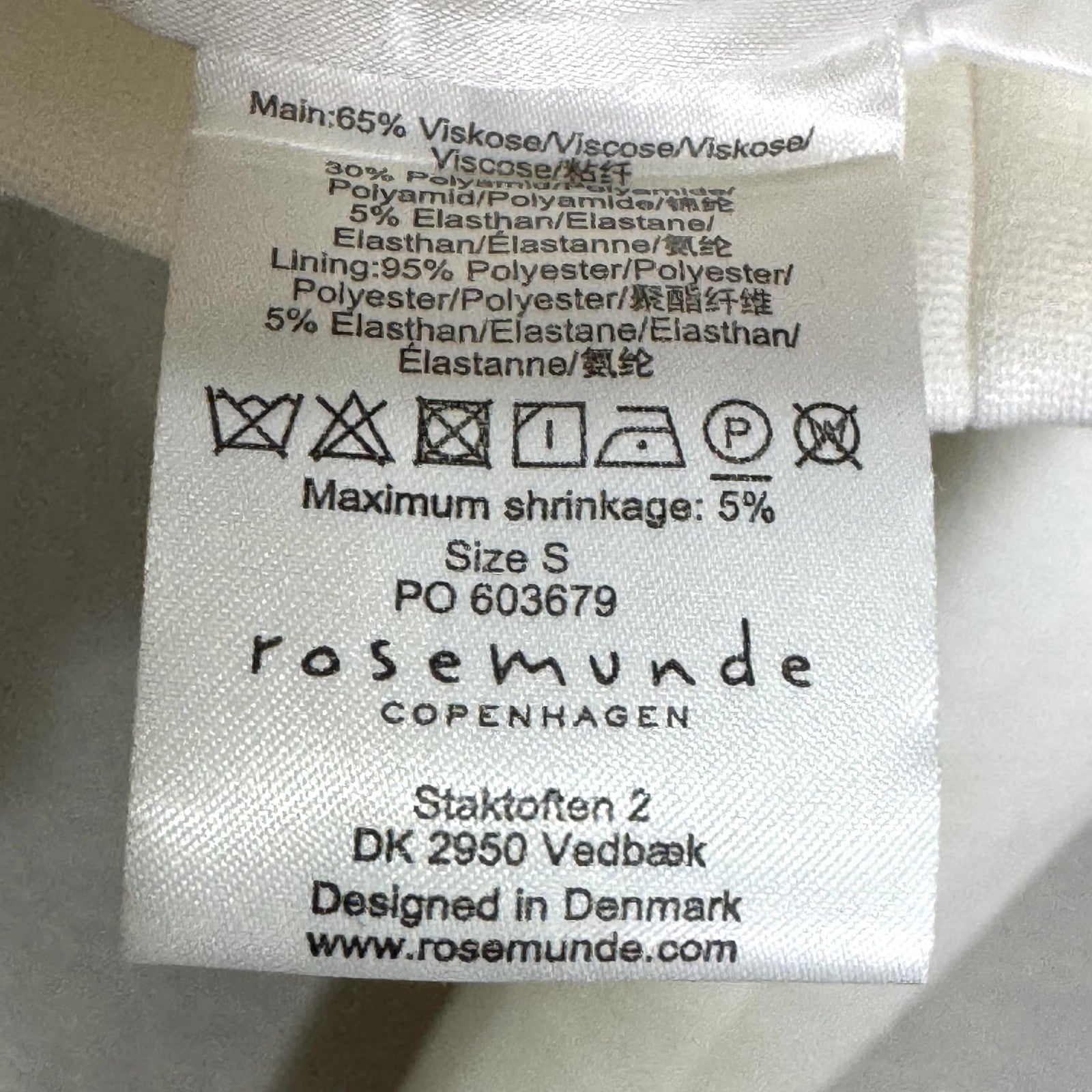 Rosemunde Blazer Womens Small Jacket 6824 New Classic Office Copenhagen