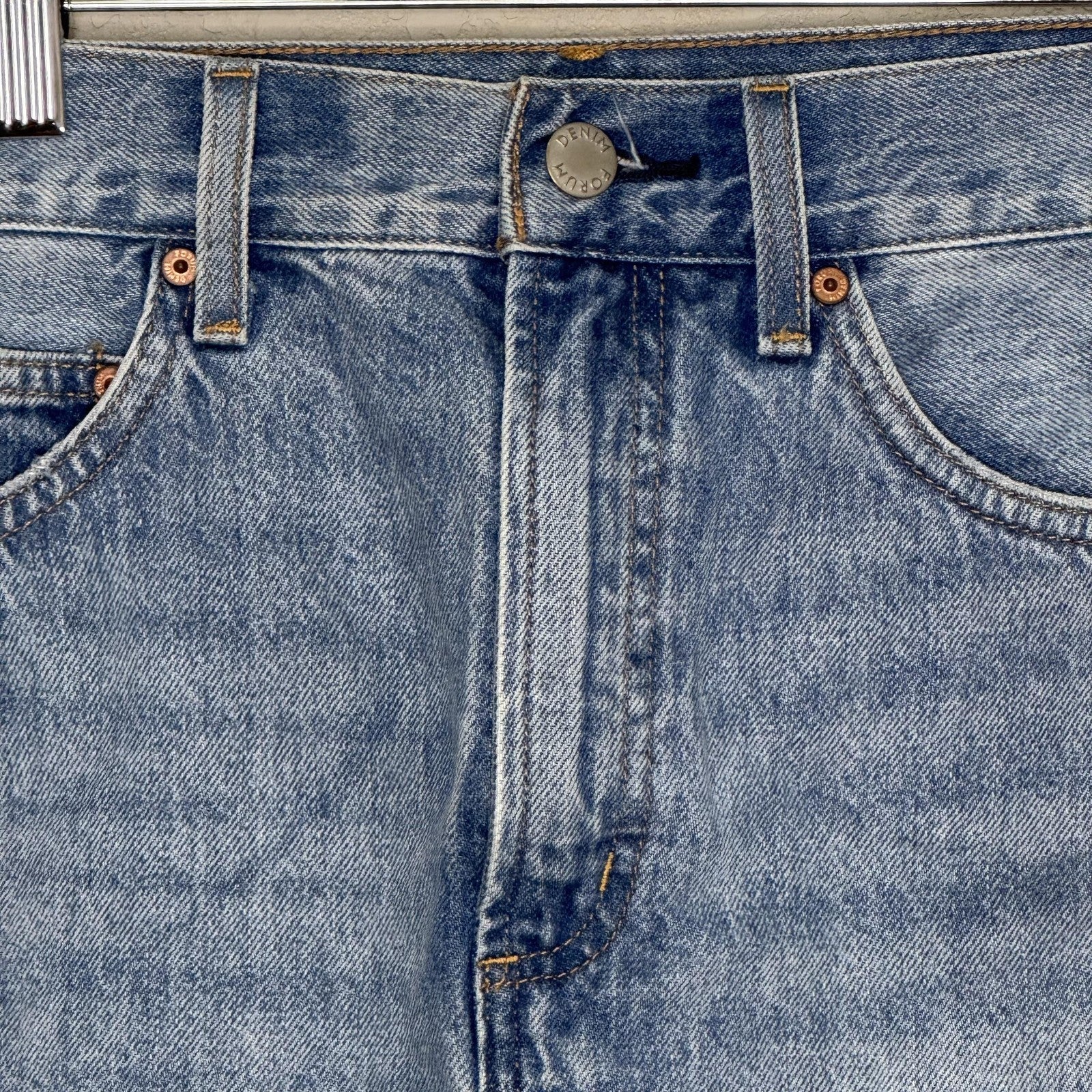 Denim Forum Skirt Womens 27 The 90s Ricci Mini High Rise Casual Vintage Style
