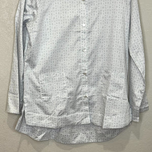Barefoot Dreams Nightshirt Size XL Covered In Prayer Geometric Print Cotton