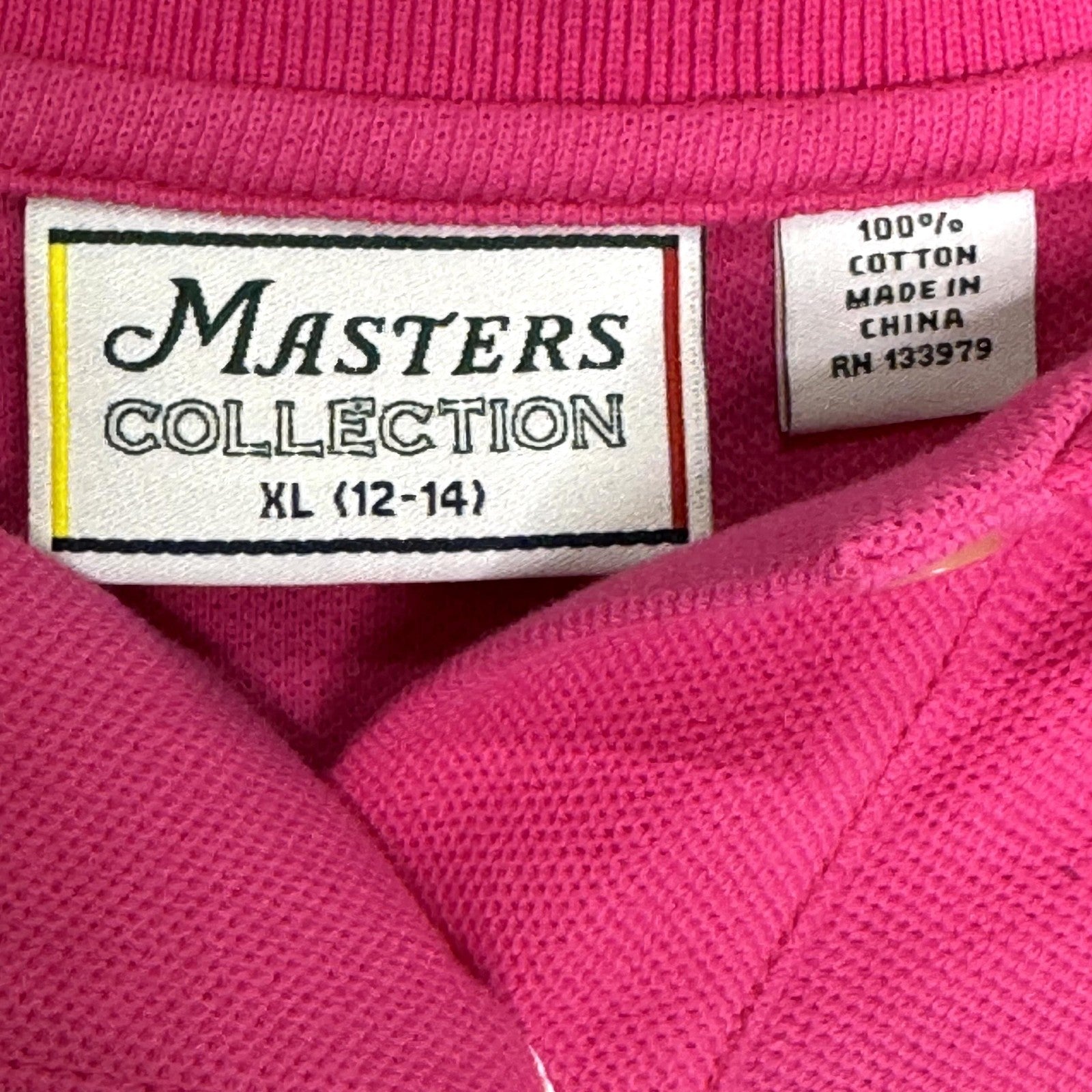 Masters Collection Polo Shirt Womens XL Augusta National Golf Embroidered