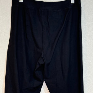 Eileen Fisher NEW System Black Slim Ankle Pants Size Small $168