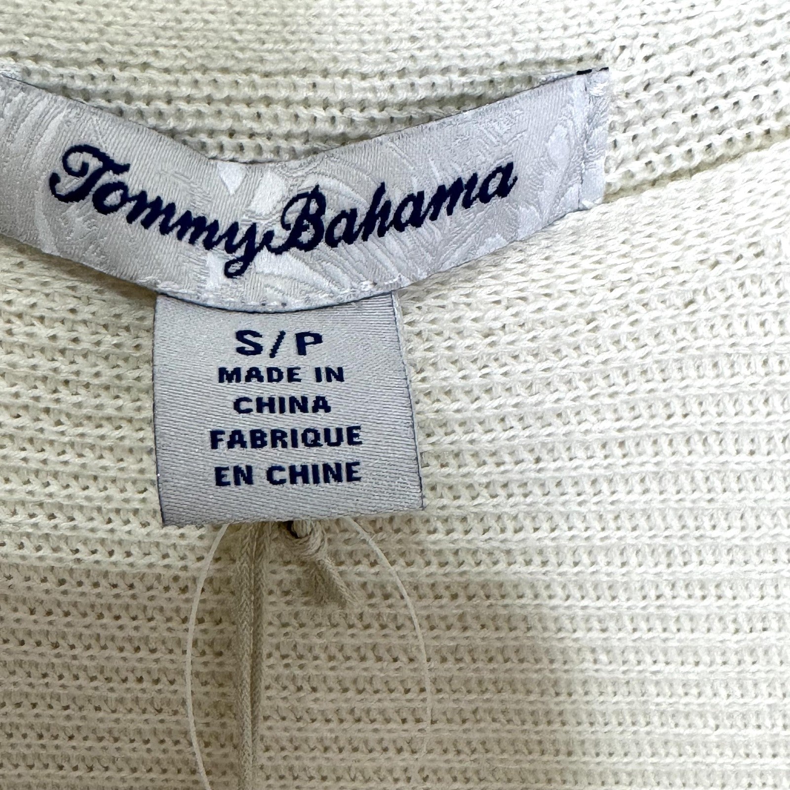 Tommy Bahama Sweater Womens Small Coconut Bonita Kimono Sleeve Boatneck Pullover