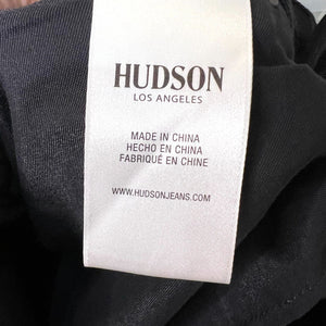 Hudson Jeans Size 28 NEW Barbara Black High Rise Super Skinny Split Hem $195