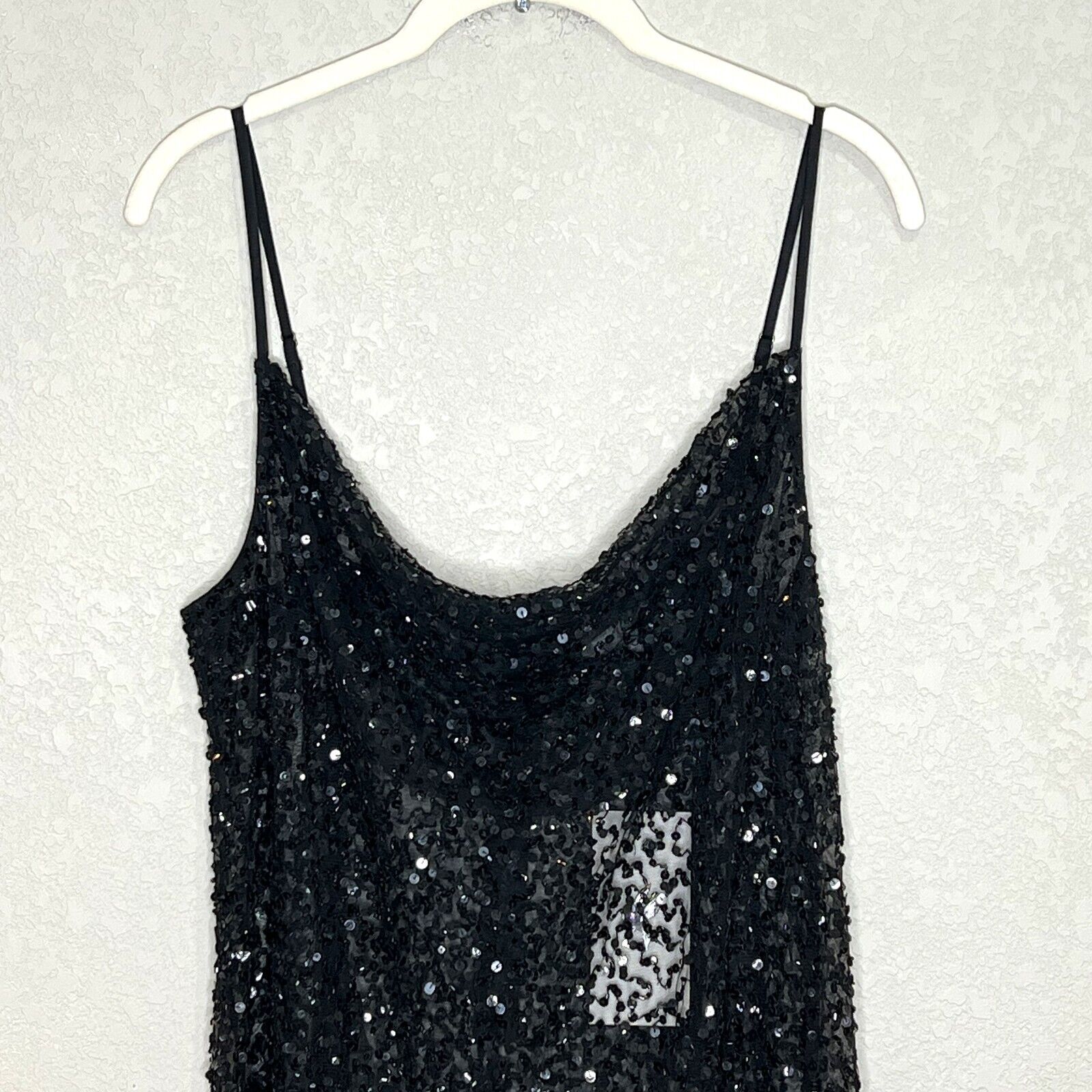 One Teaspoon NEW Stellar Black Hand Beaded Slip Dress Size Medium