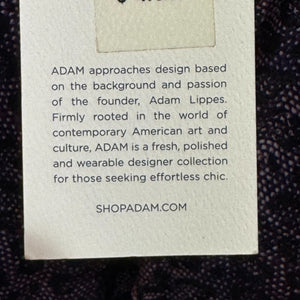 Adam Lippes Dress Size 10 NEW Silk Purple Animal Print Tiered Midi $475