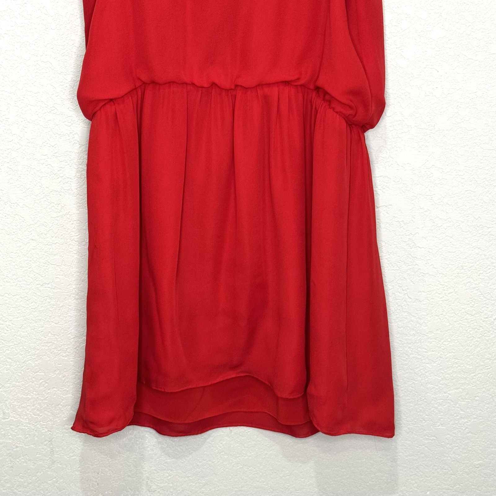 Haute Hippie Dress Womens XS Silk Strappy Mini Cocktail Party Criss Cross Back