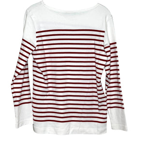 Amour-Lux Brenton Stripes Shirt Size Small (1) NEW Red White