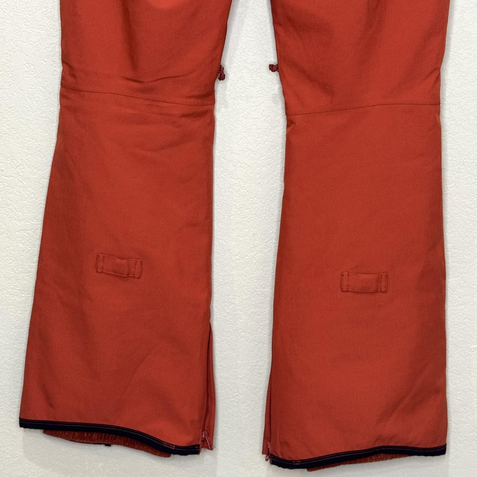 Burton Pants Womens Medium Orange Society Insulated Snowboard Ski Living Lining