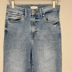 Good American Always Fits Crop Jeans Medium Blue Wash Size 6-12